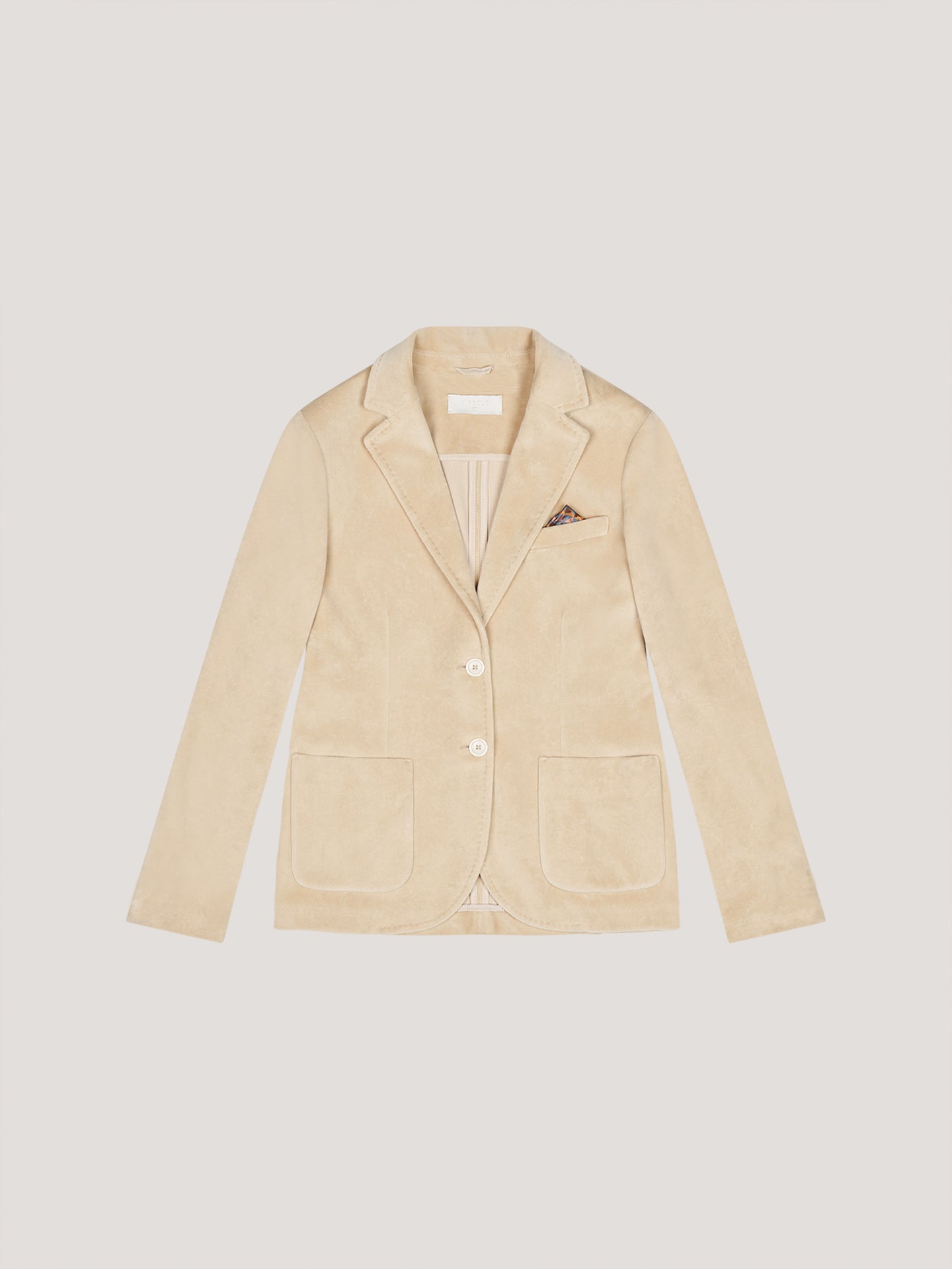 Giacca slim fit velour