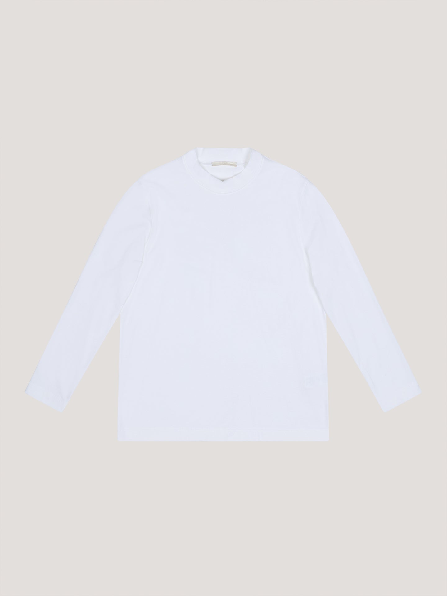 T-shirt A Maniche Lunghe E Collo Rotondo - Bianco - Donna - 7.00 - Foto 4