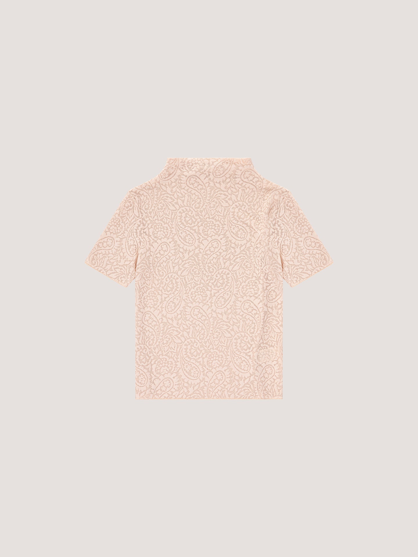 T-Shirt Mock-Neck Jersey Lace – Circolo 1901