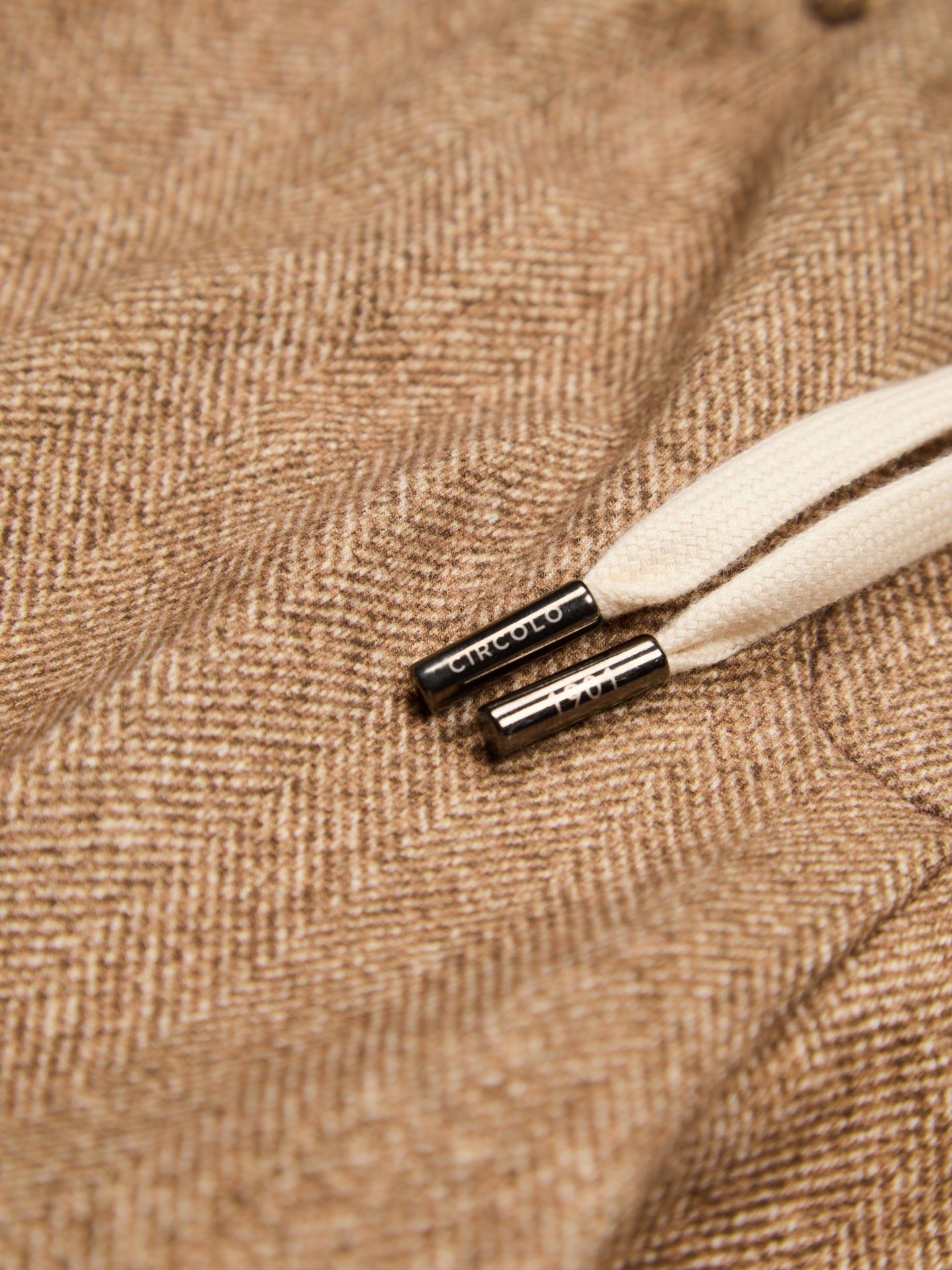 Pantalone chino coulisse Herringbone