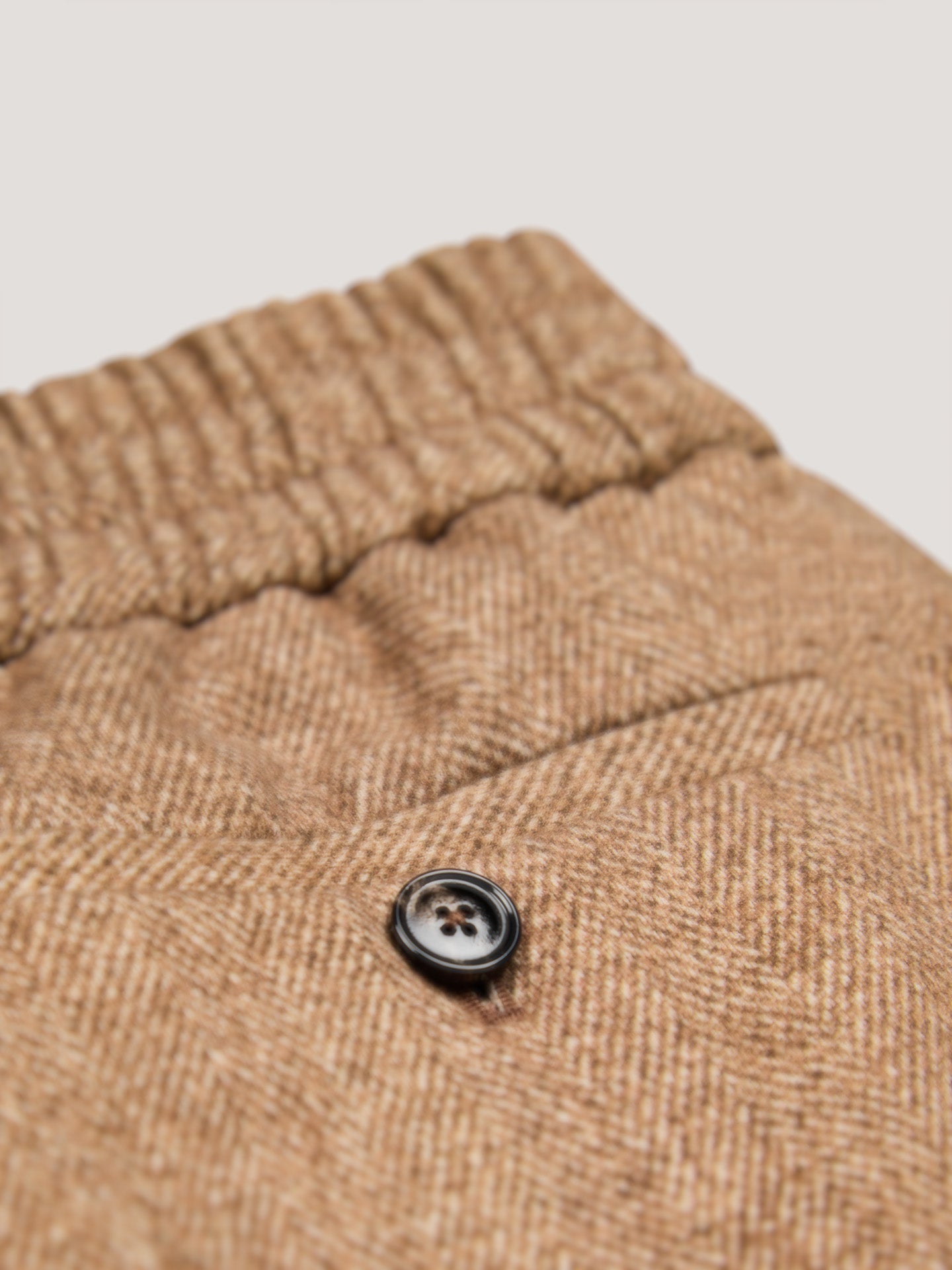 Pantalone chino coulisse Herringbone