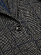 Giacca slim long Prince of Wales