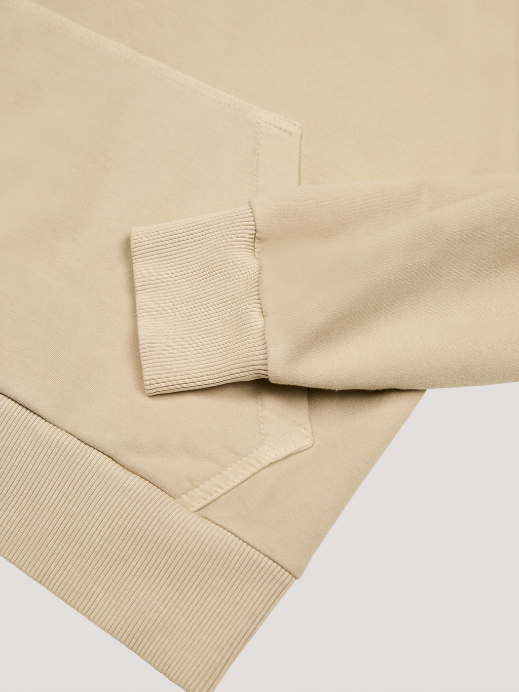 Cachemire touch hooded sweatshirt