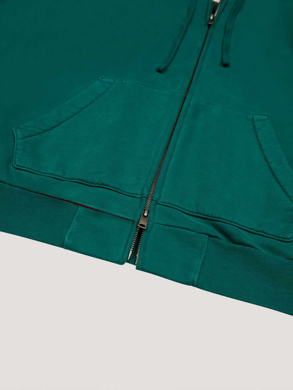 Cachemire touch full zip hoodie