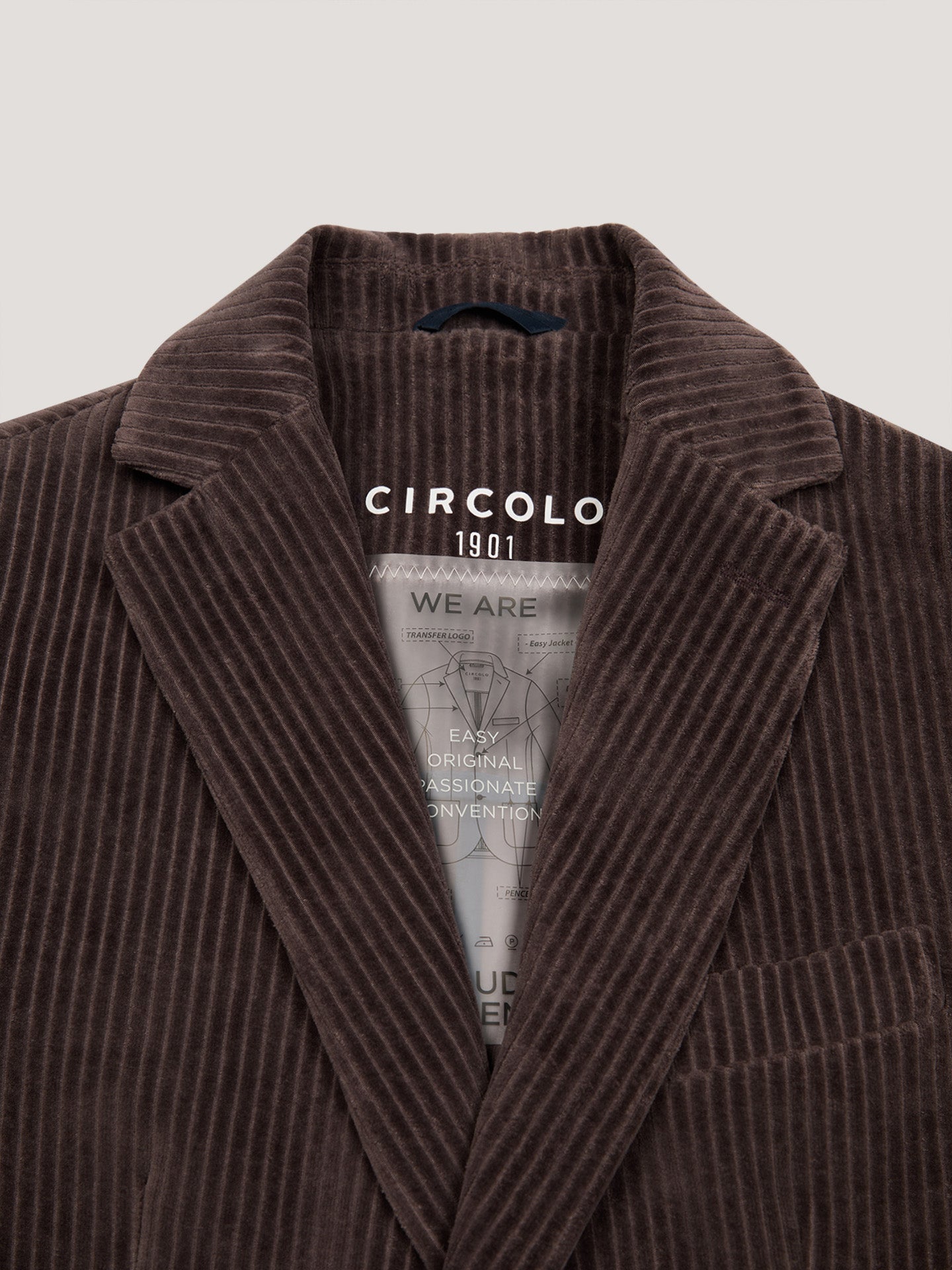 Giacca corduroy