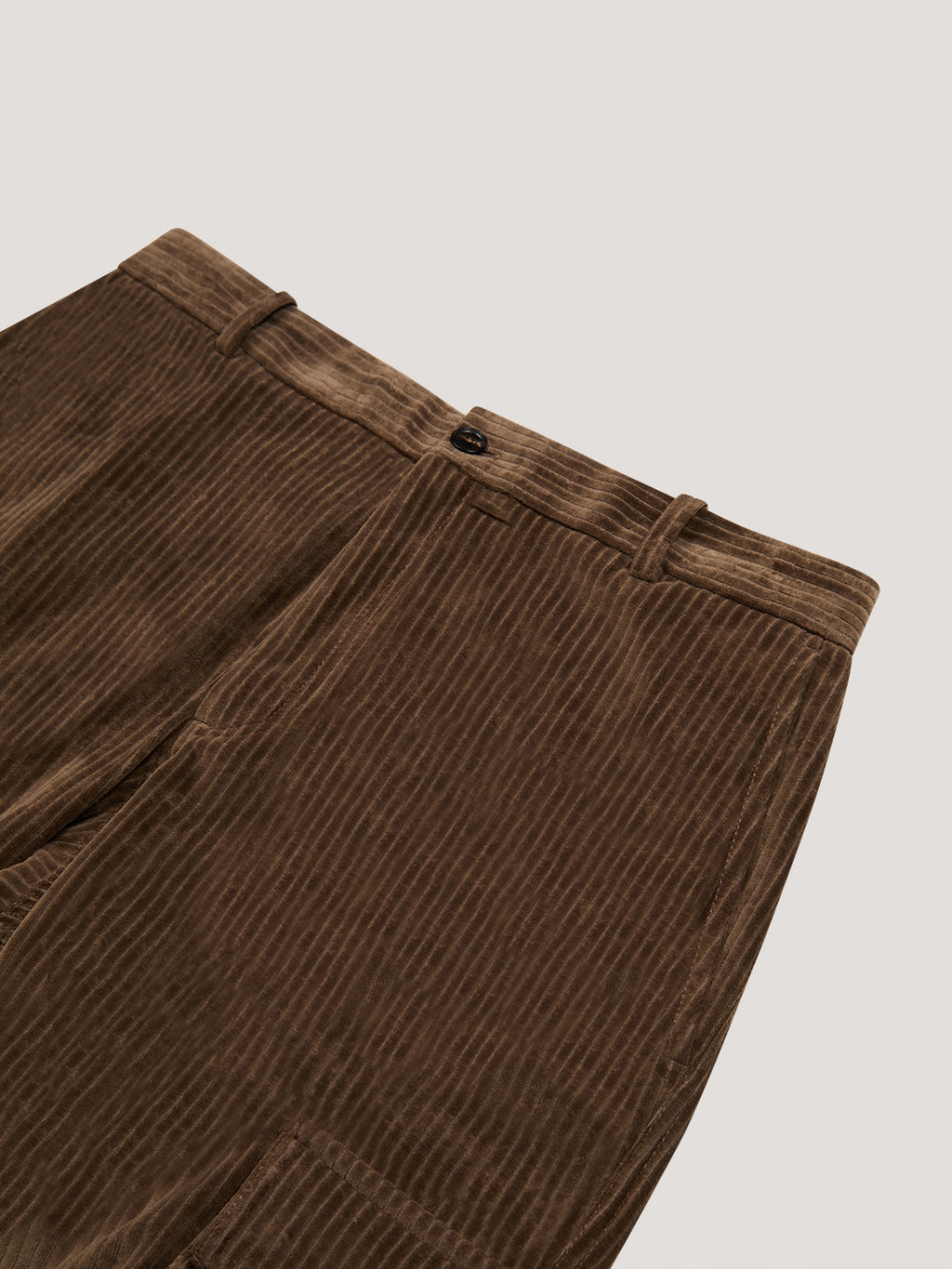 Corduroy cargo trousers