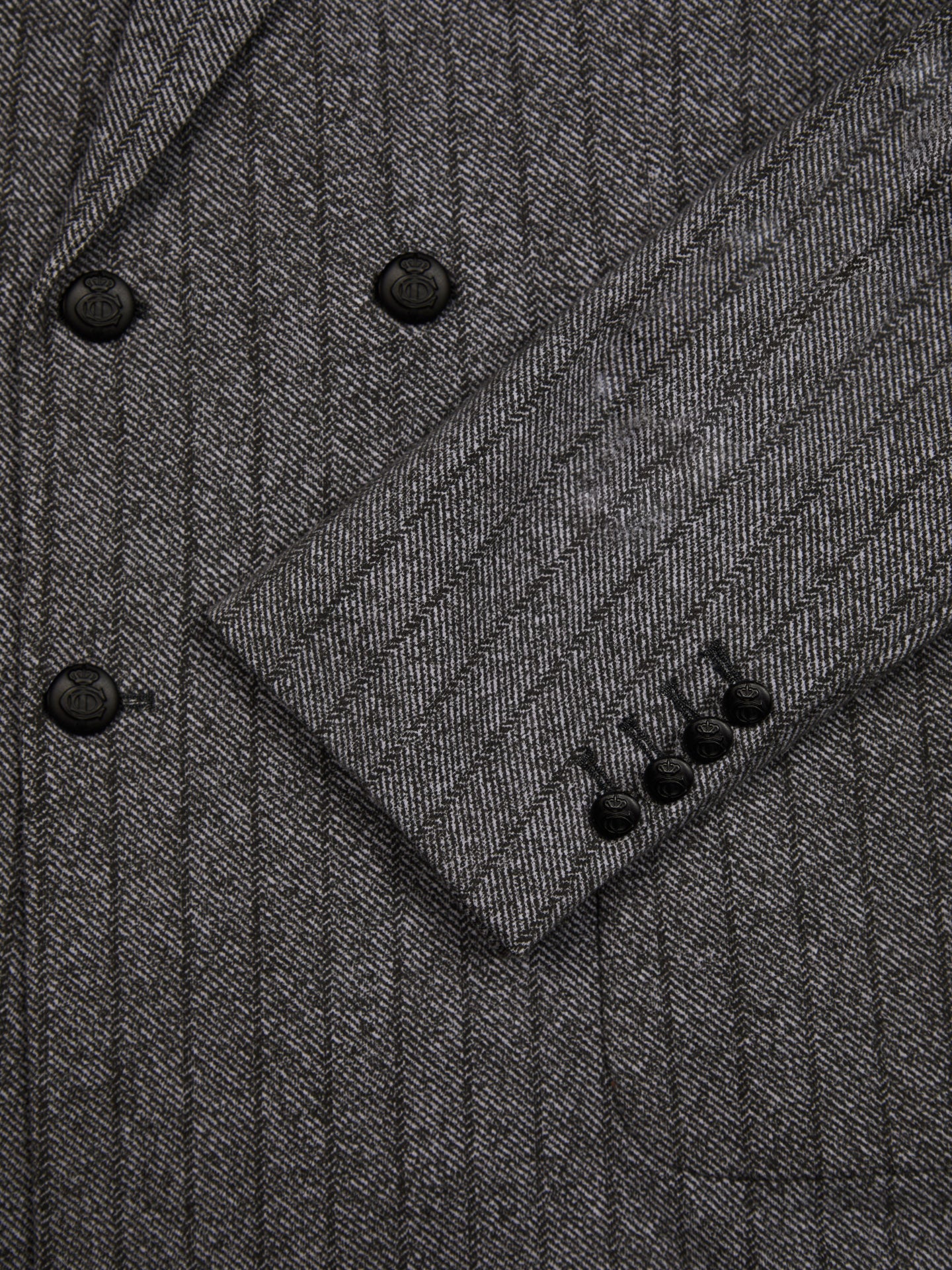 Giacca doppiopetto Striped Denim