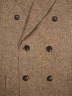 Herringbone double-breasted jacket