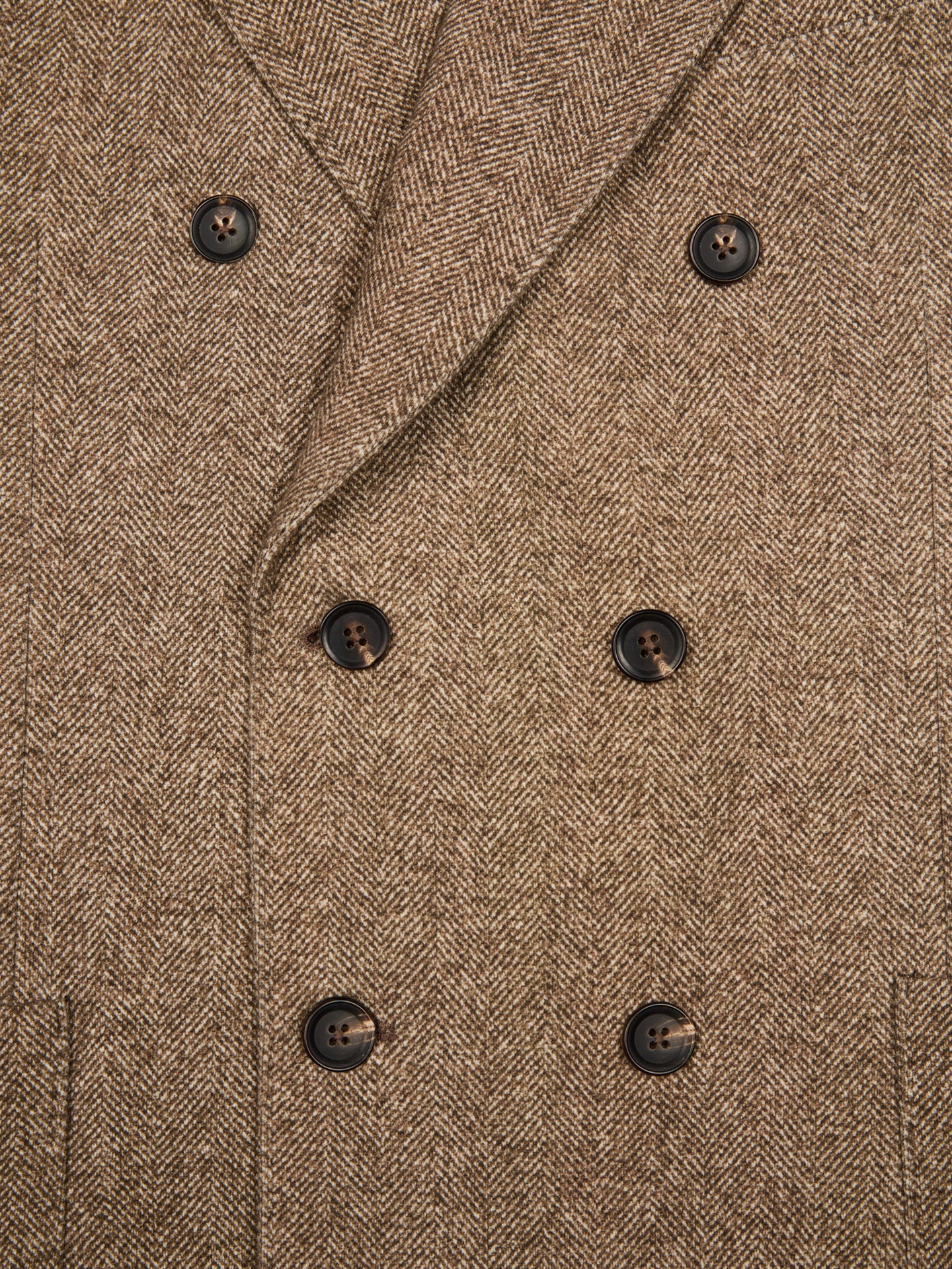 Giacca doppiopetto Herringbone