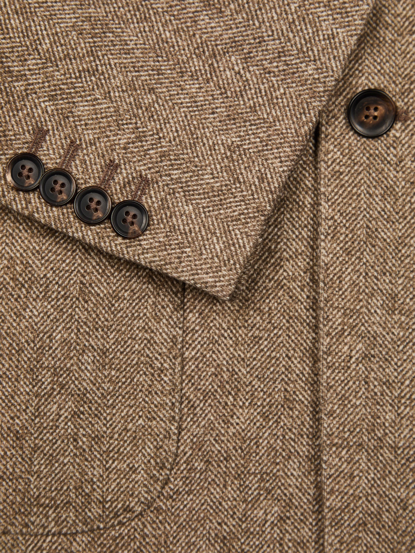 Giacca doppiopetto Herringbone