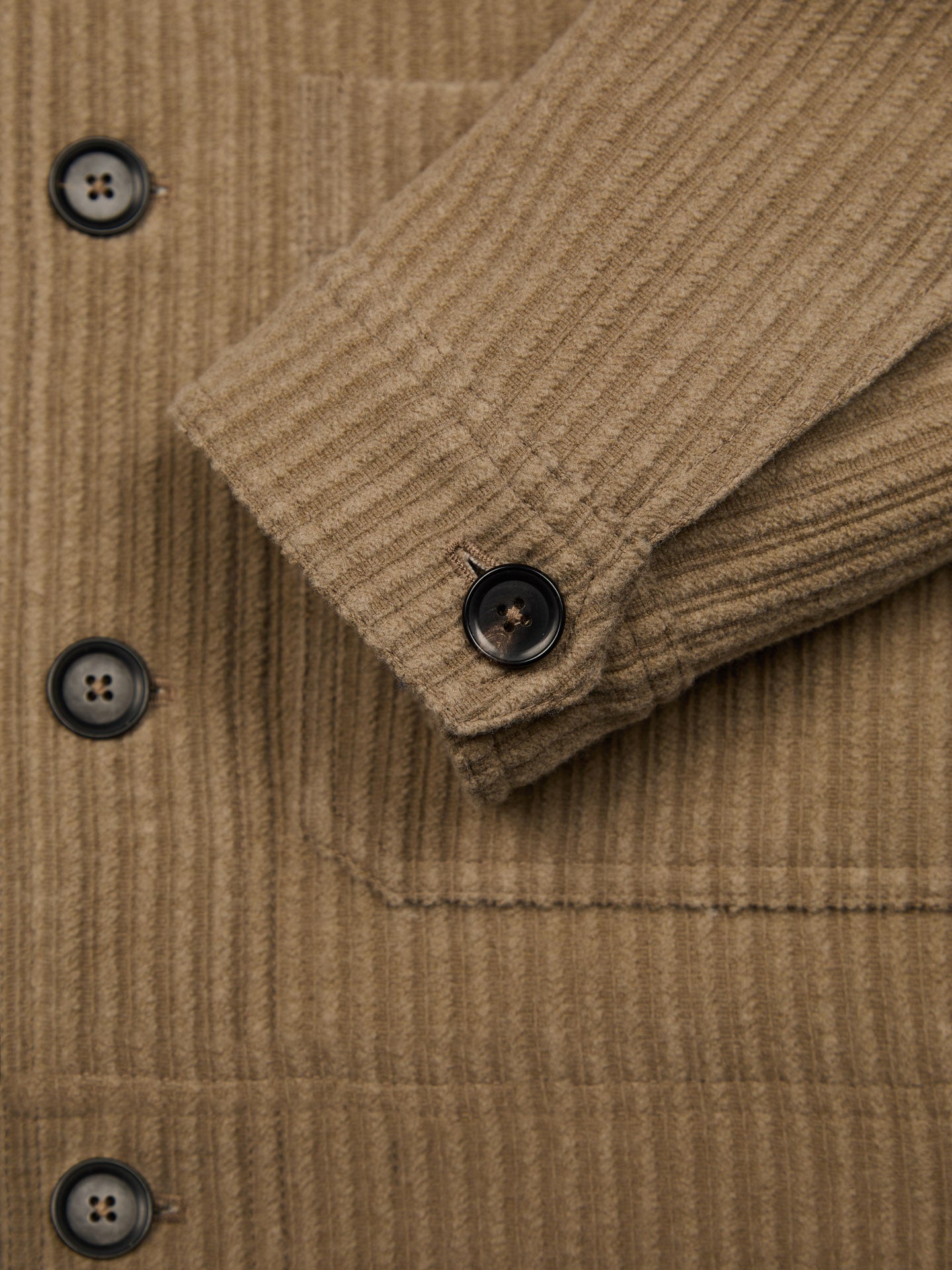 Work jacket Ribbed Fabric
