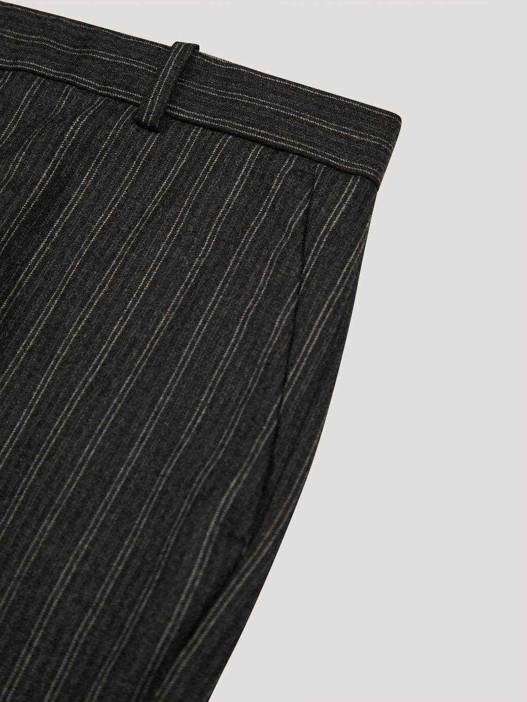 Multistriped regular trousers