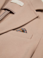 Giacca slim fit cachemire touch