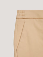 Pantalone carrot con coulisse cachemire touch
