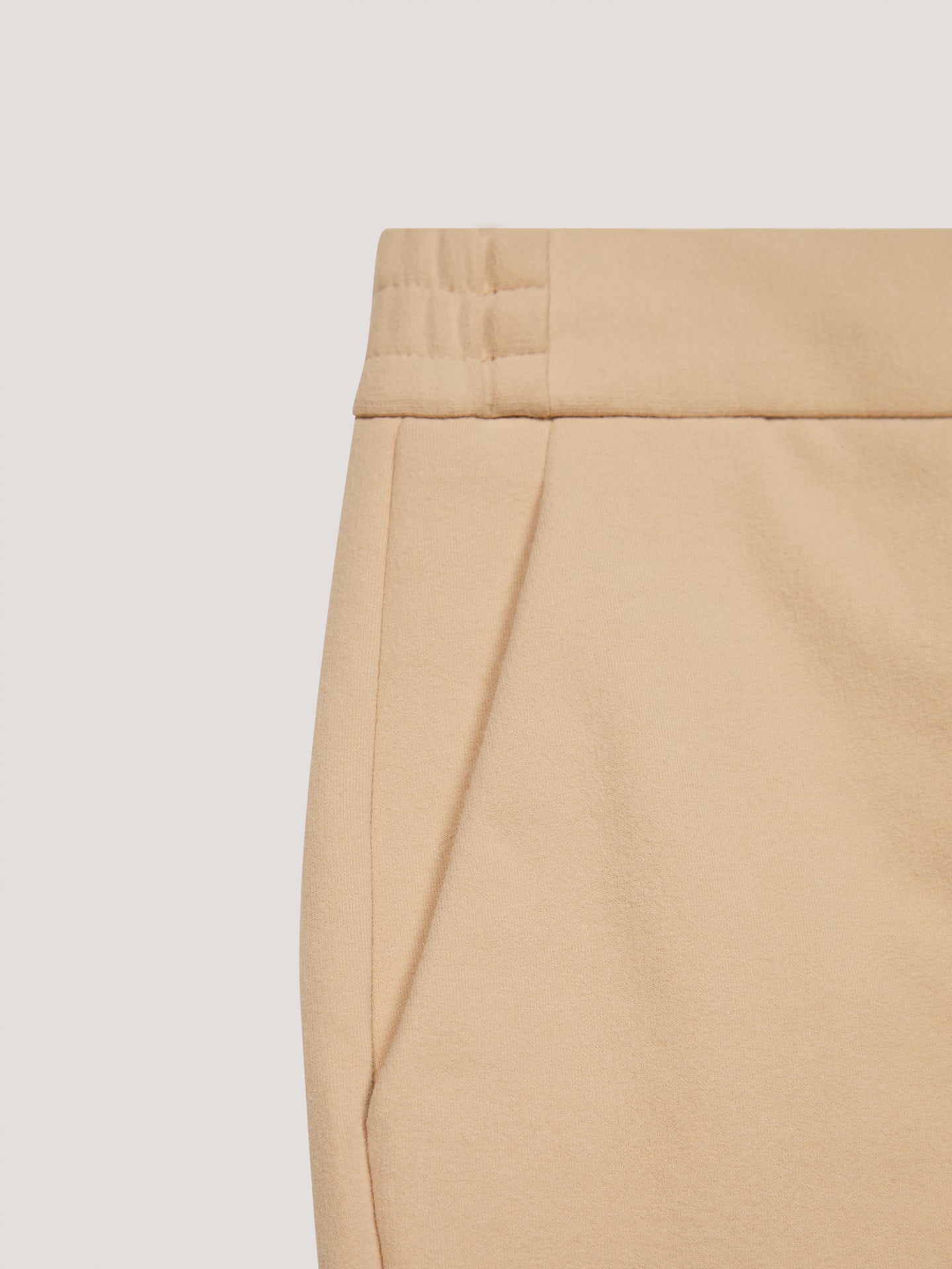 Pantalone carrot con coulisse cachemire touch