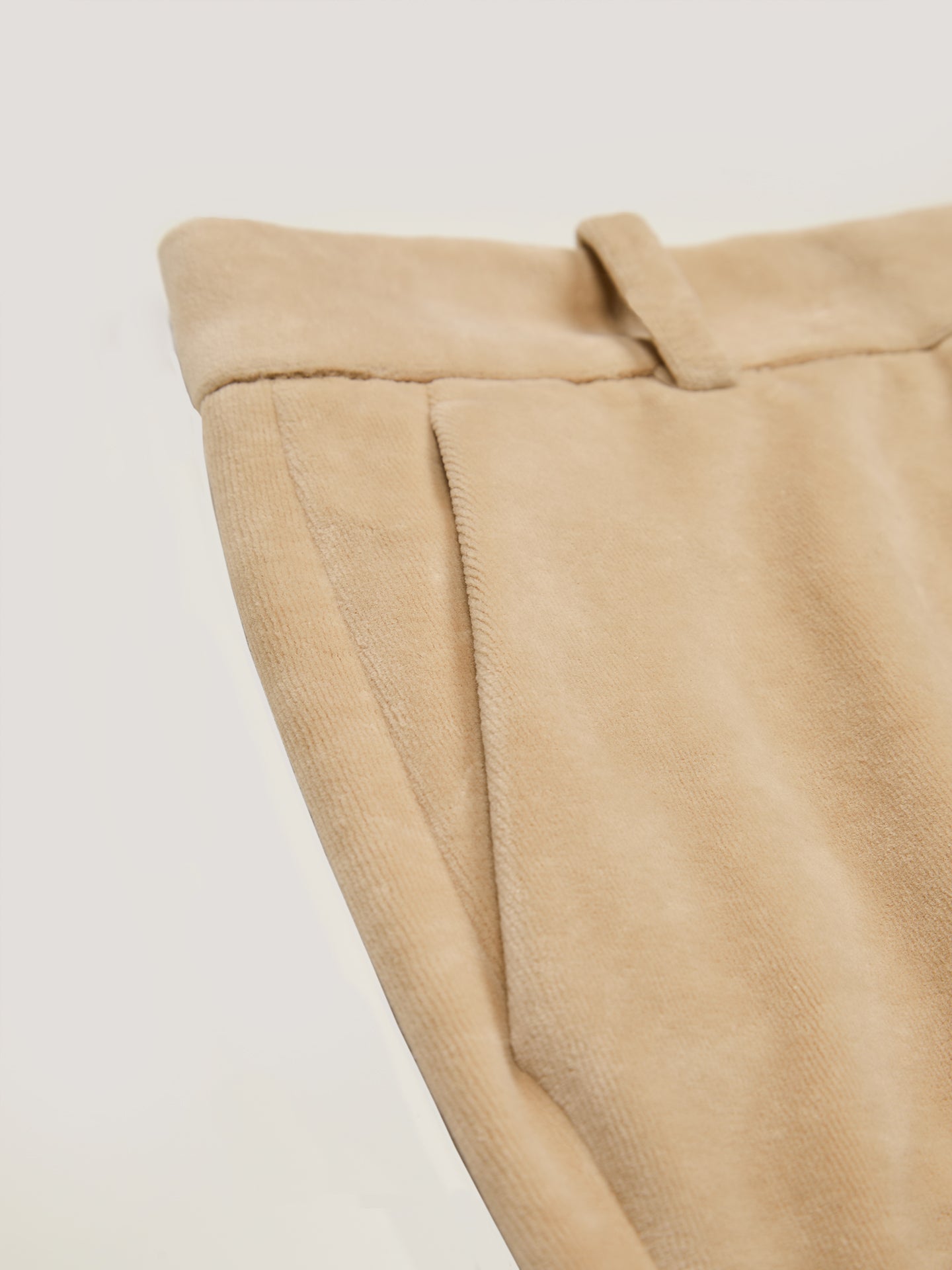 Pantalone chino velour