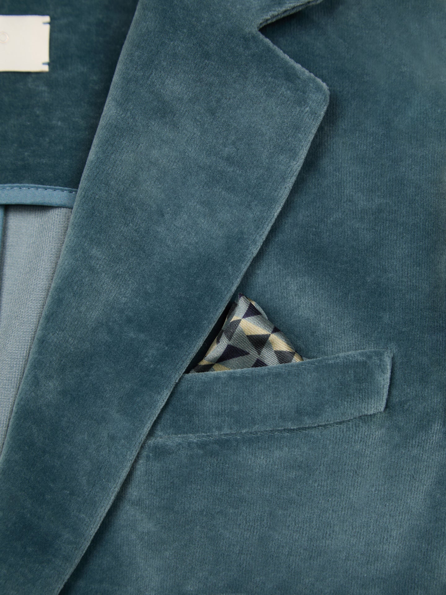 Giacca slim long velour