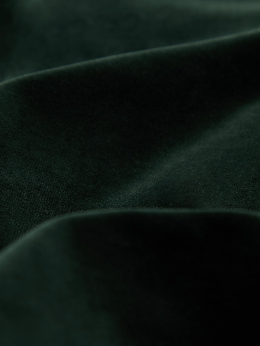 Masculine velour trousers