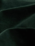 Masculine velour trousers