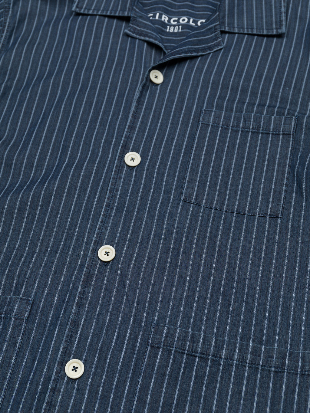 Striped Chambray Shirt