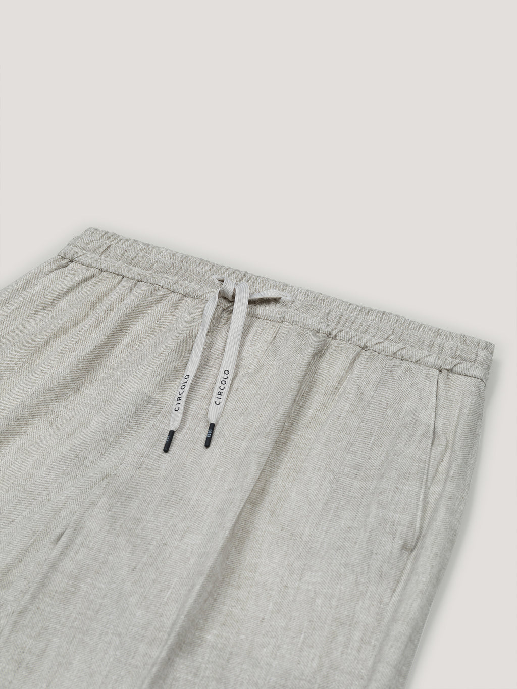 Herringbone jogging trousers
