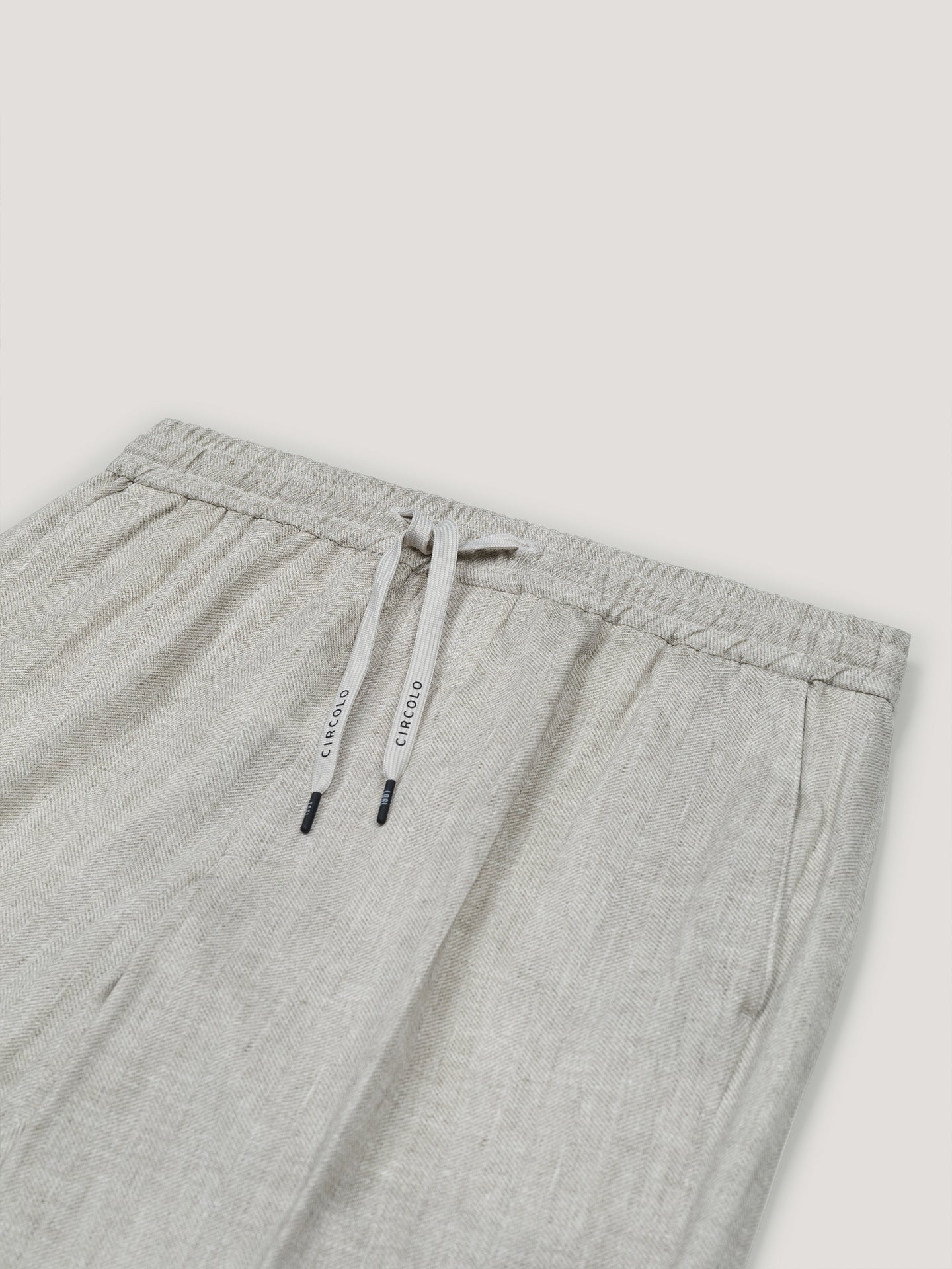 Herringbone jogging trousers