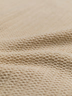 Bicolor Eyelet pattern polo shirt