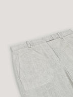 Pantalone vita alta Herringbone