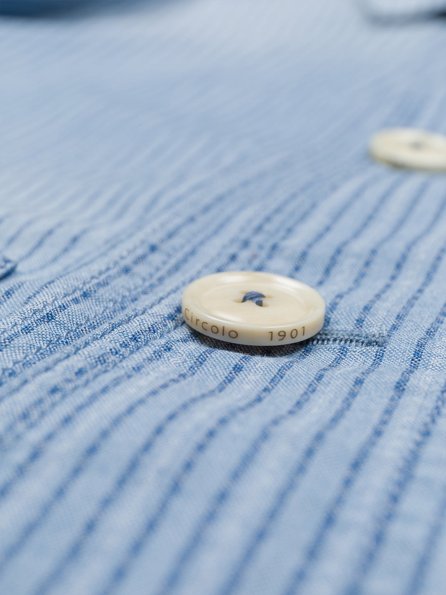 Striped Chambray work jacket