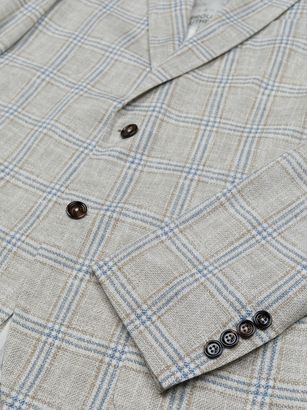 Linen Check blazer