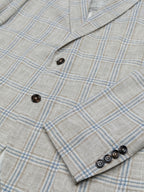 Linen Check blazer