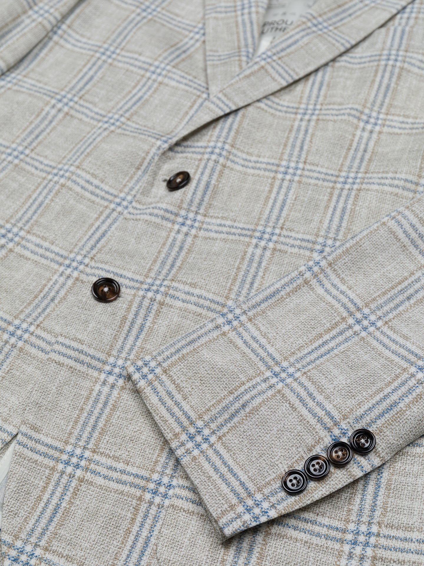 Linen Check blazer