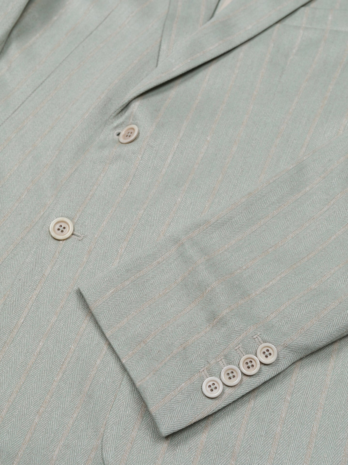 Pinstriped Fabric blazer