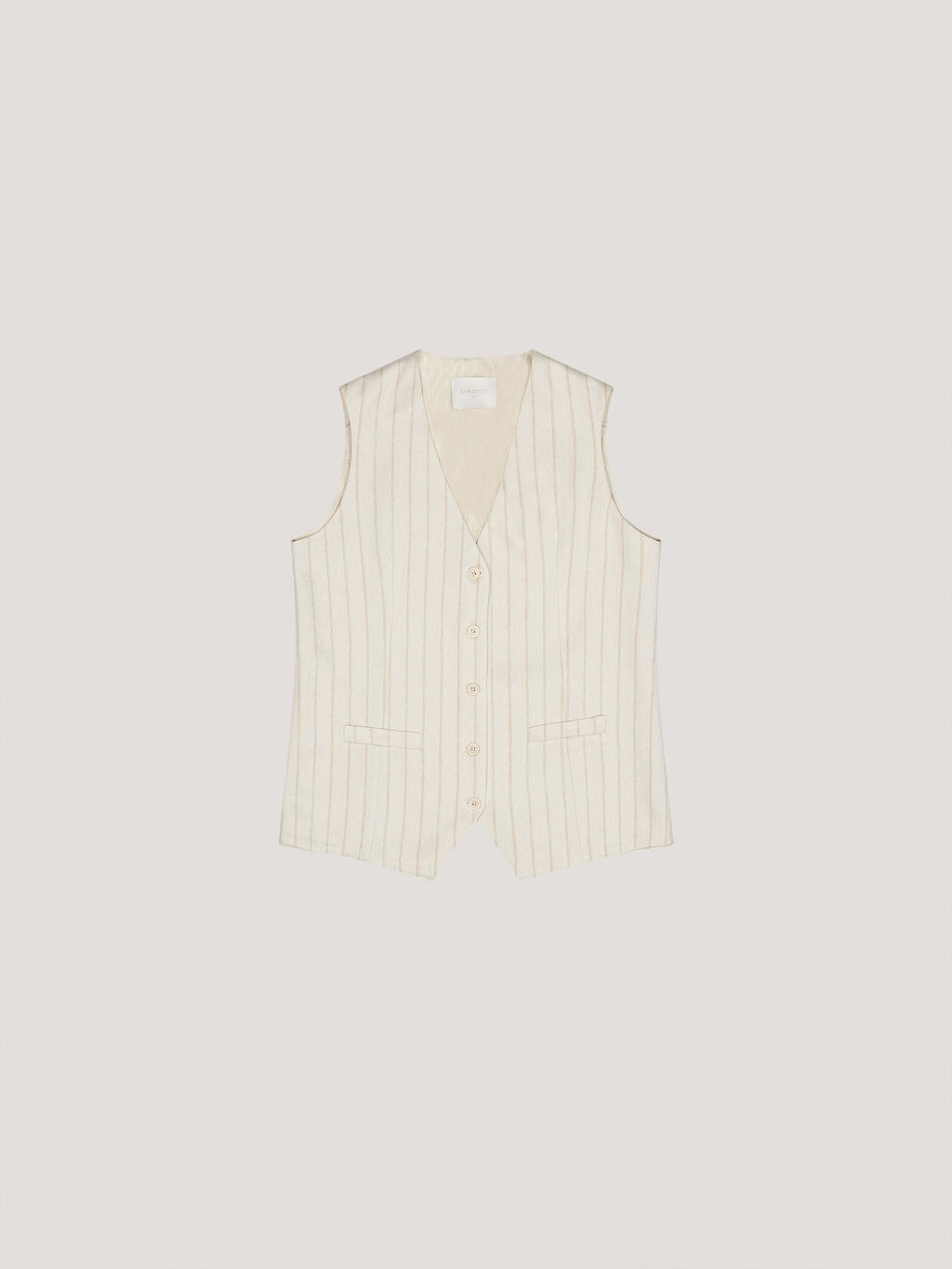 Gilet Pinstriped