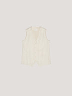 Gilet Pinstriped
