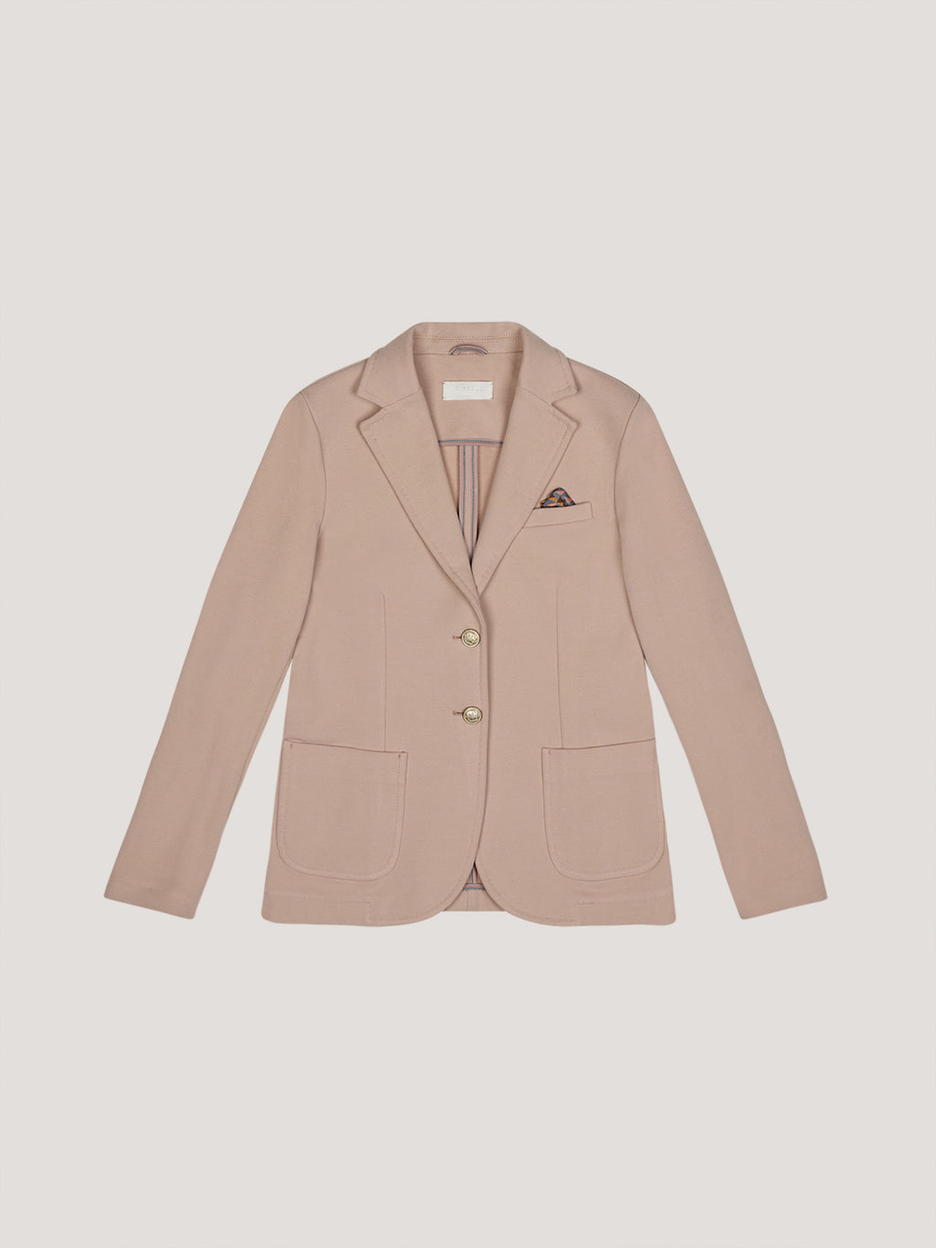 Giacca slim fit cachemire touch