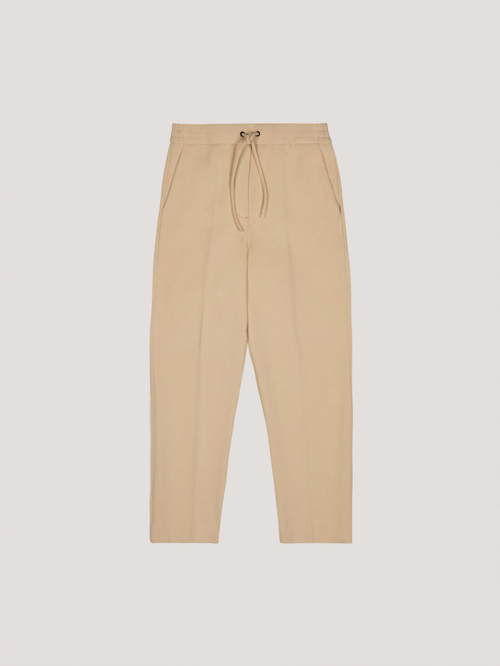 Pantalone carrot con coulisse cachemire touch