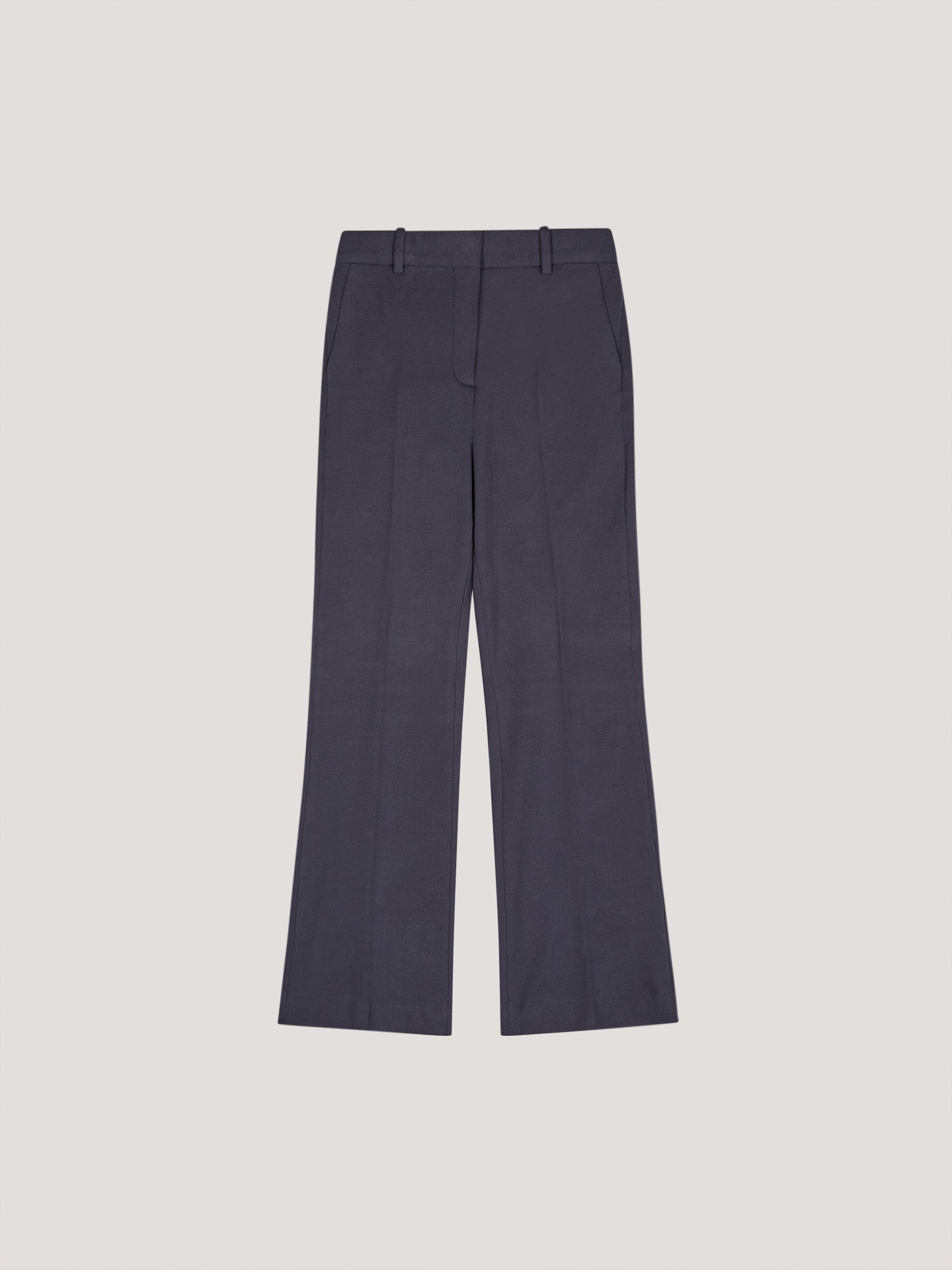 Pantalone a zampa cachemire touch
