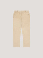 Velour chino trousers