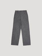 Striped Denim wide leg trousers