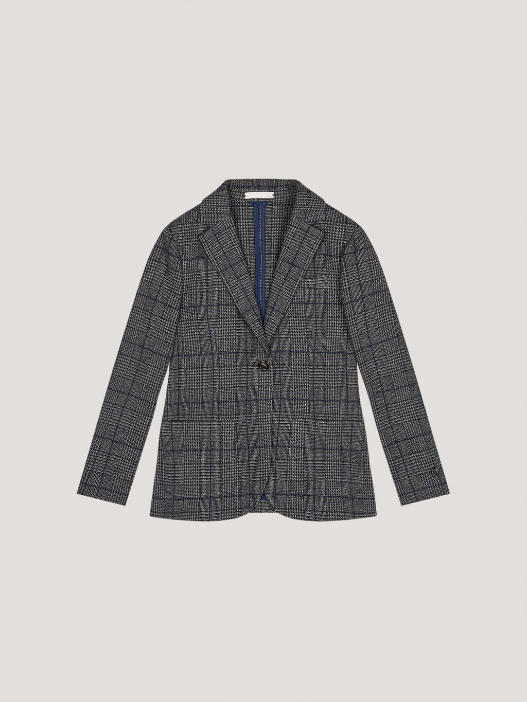 Giacca slim long Prince of Wales