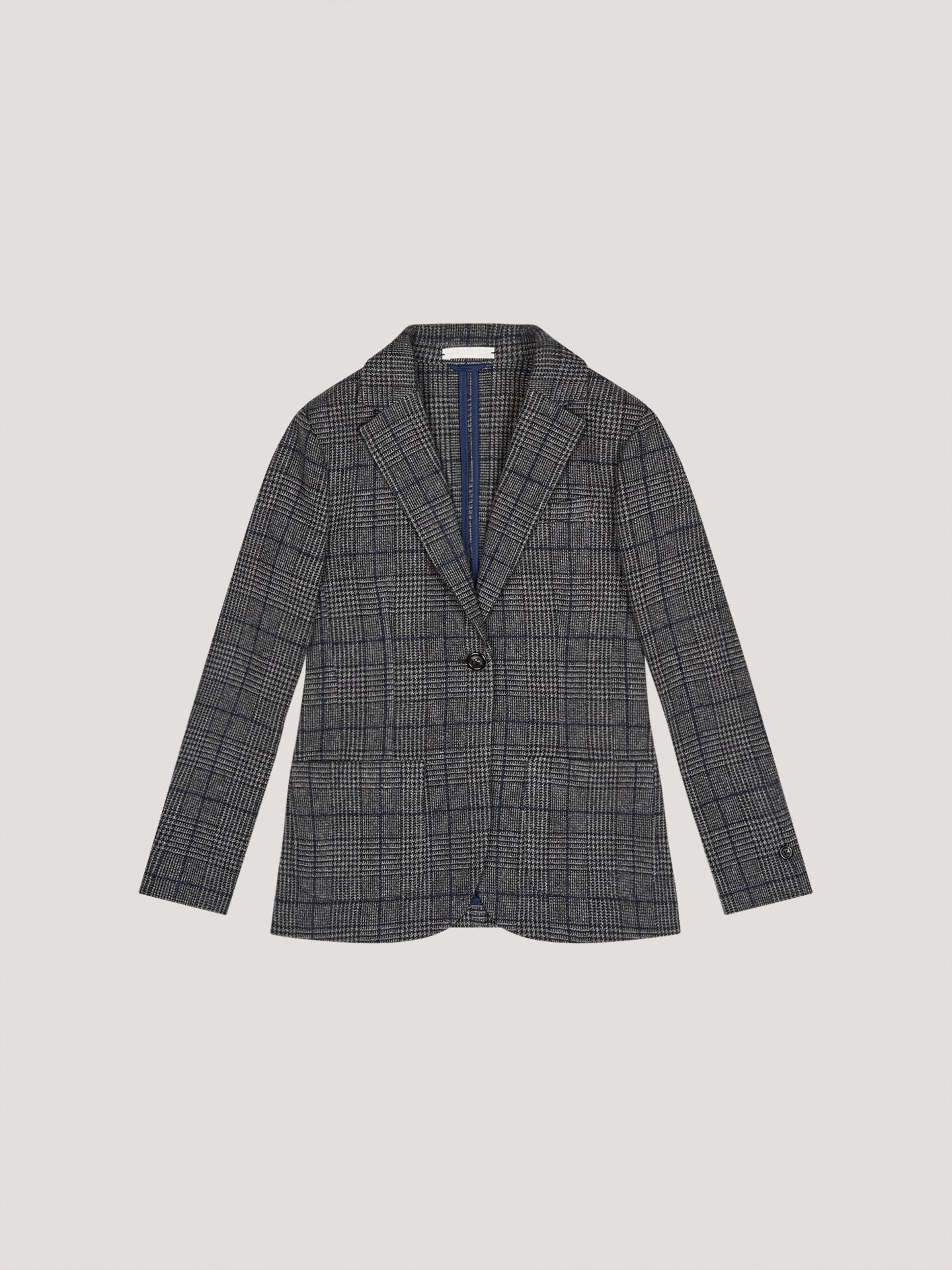 Giacca slim long Prince of Wales