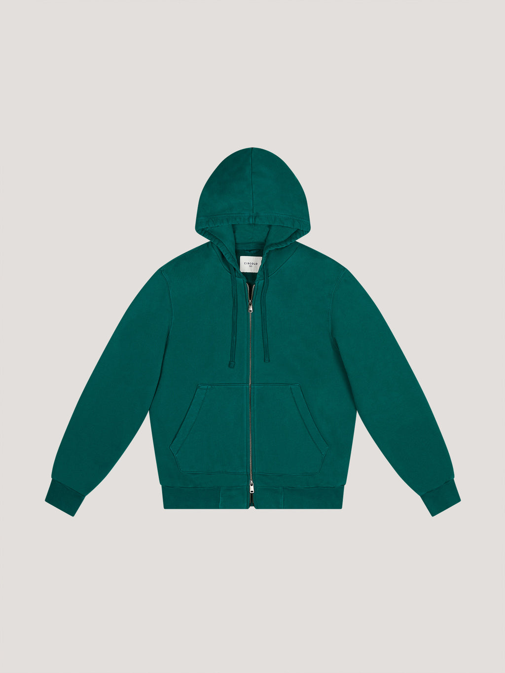 Cachemire touch full zip hoodie