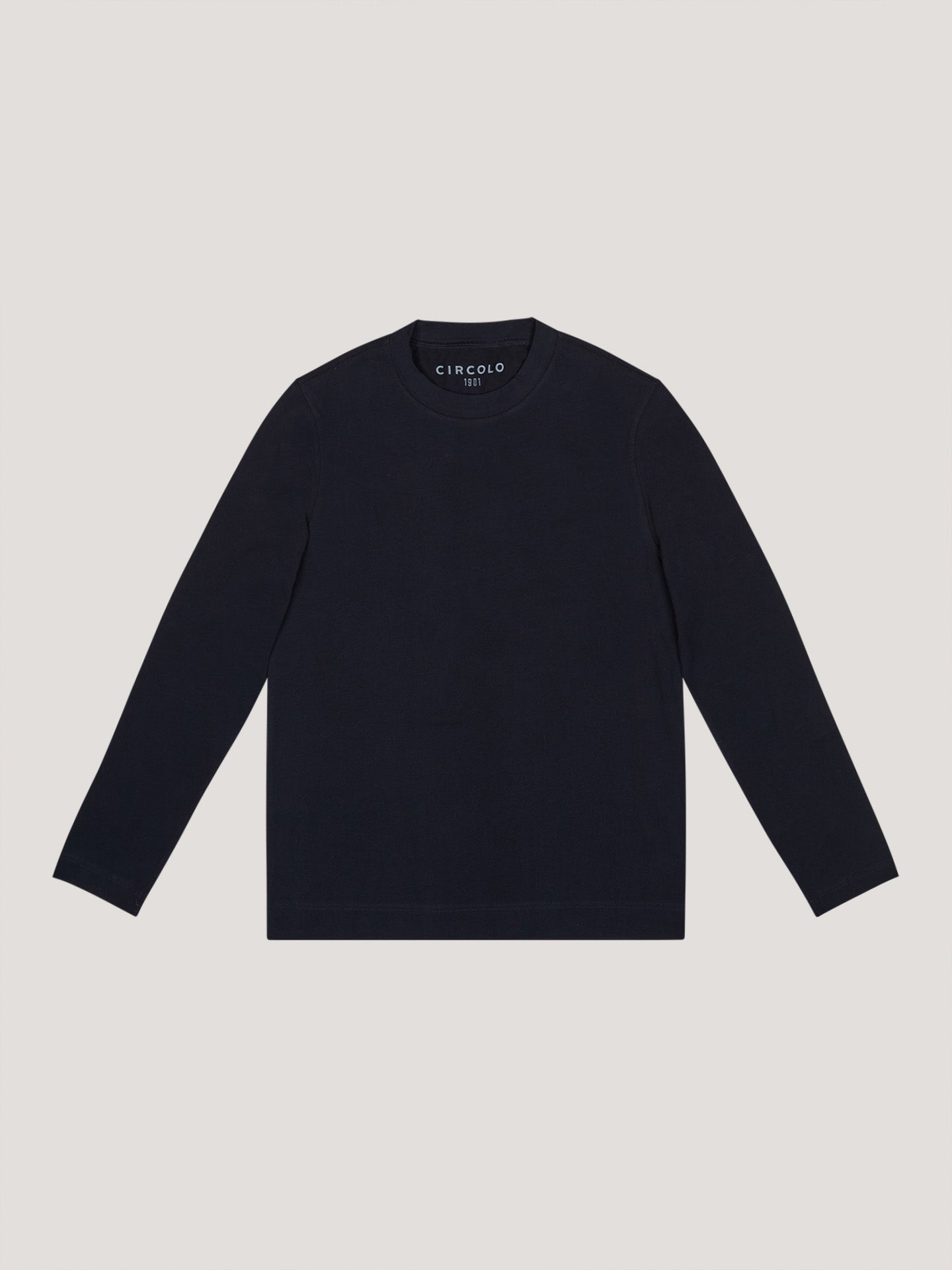 T-shirt manica lunga cachemire touch