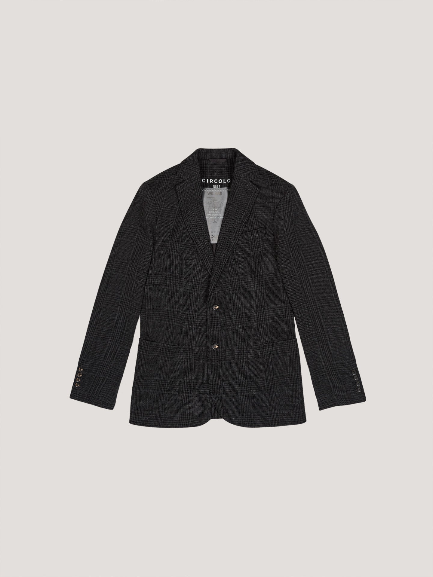 Giacca Wool Check