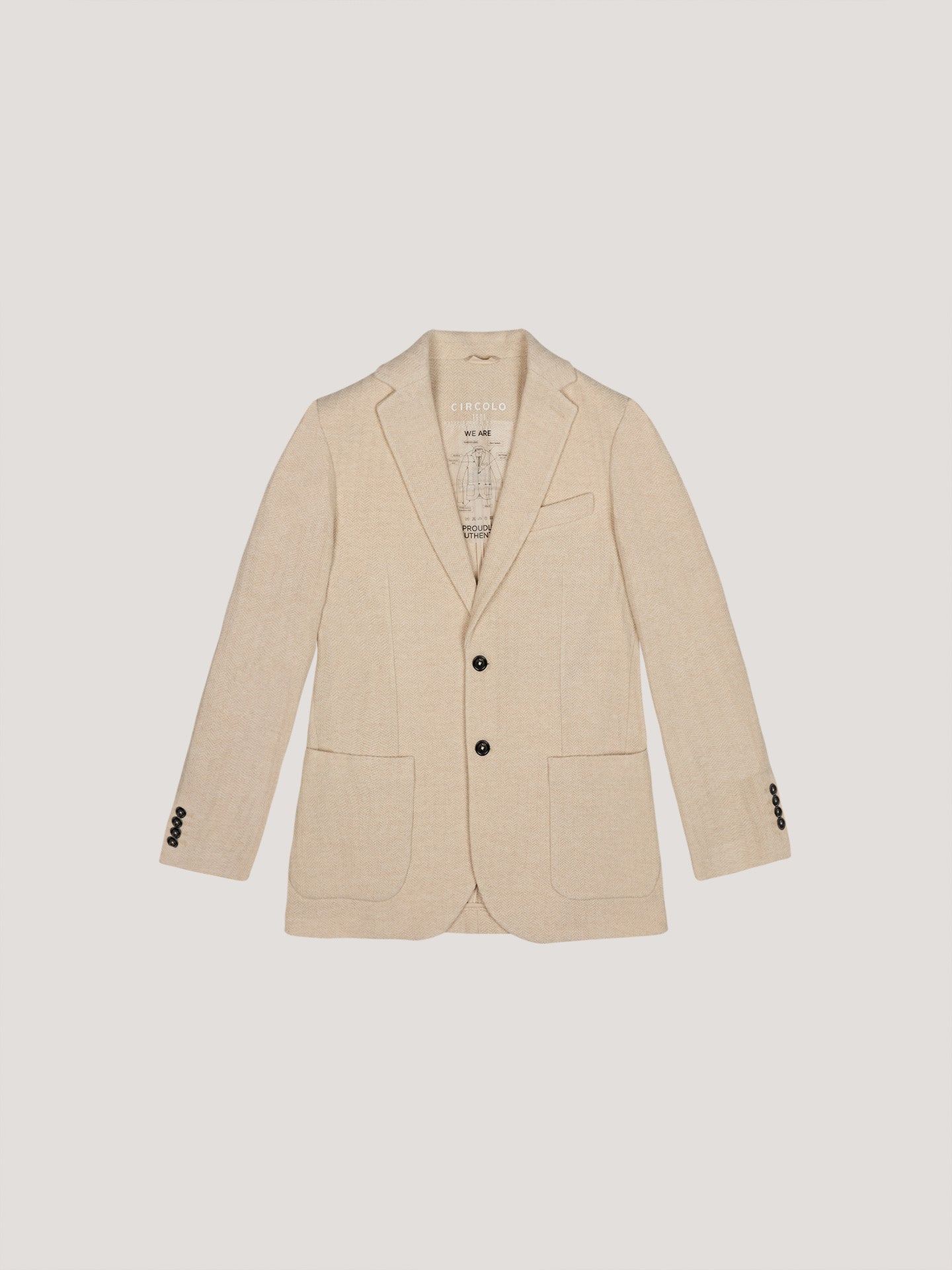 Giacca Herringbone