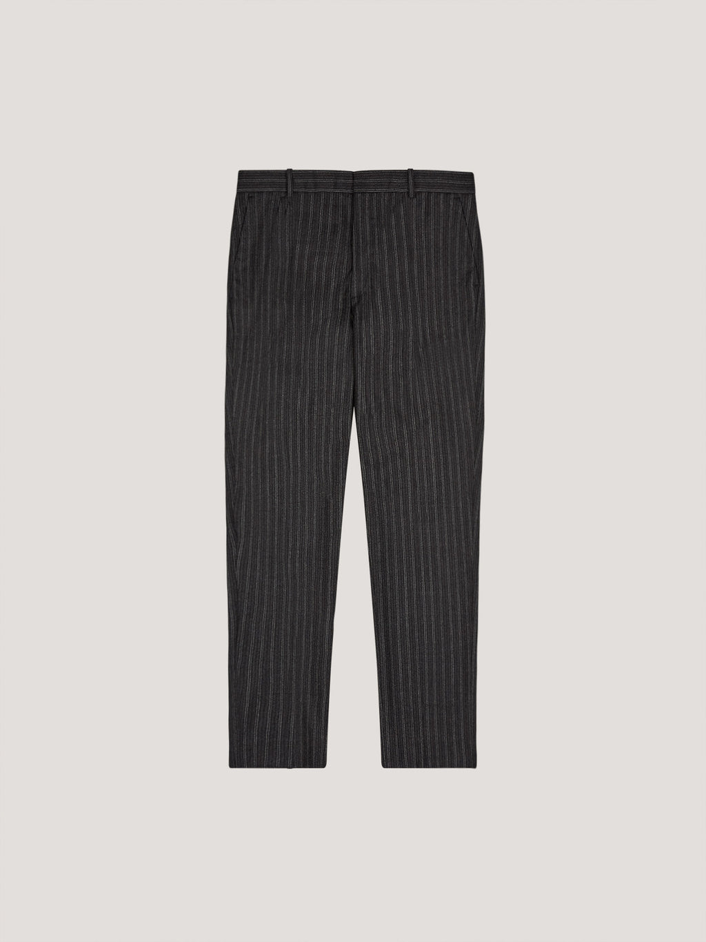 Multistriped regular trousers