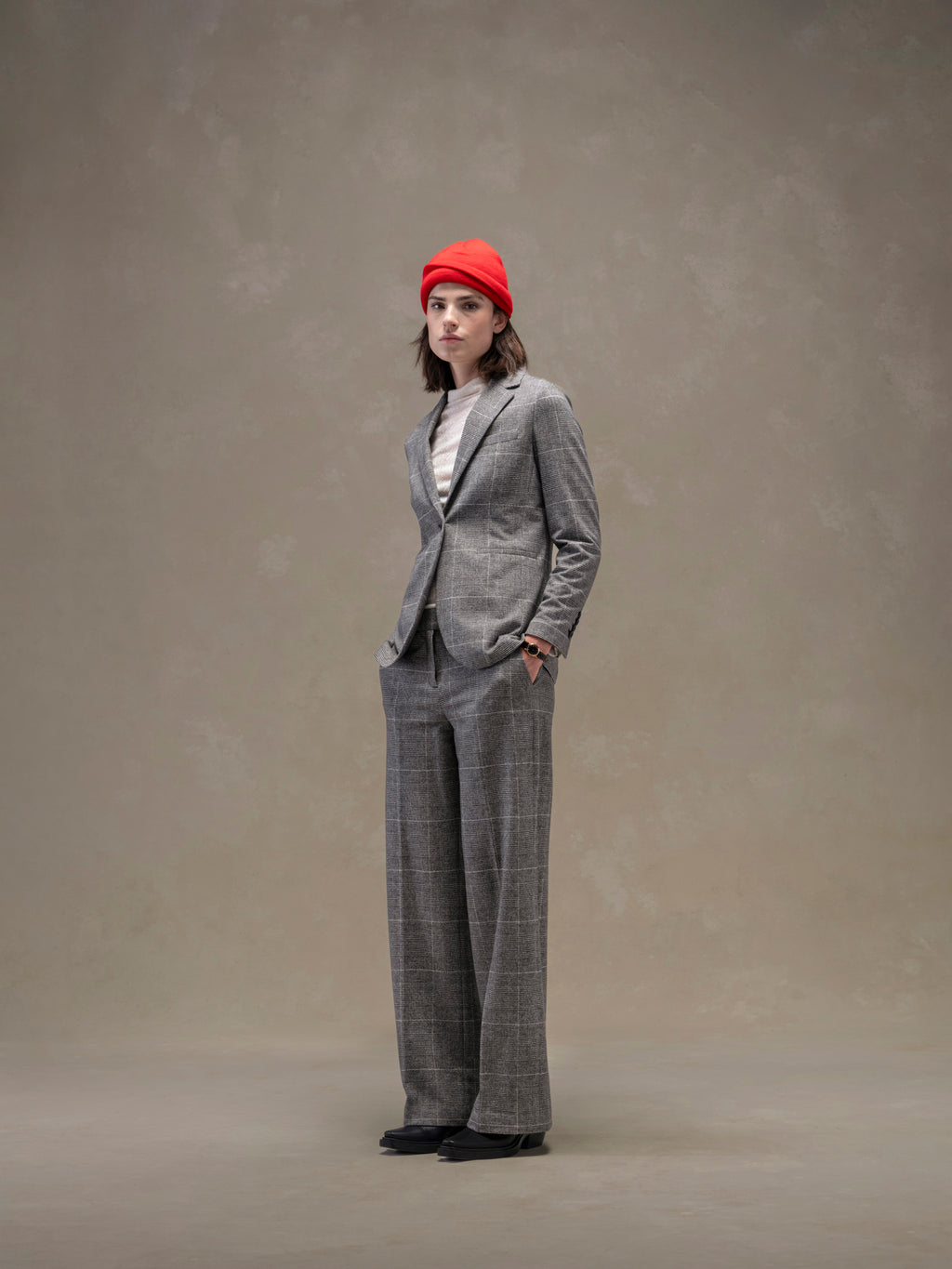 Prince Of Wales masculine trousers