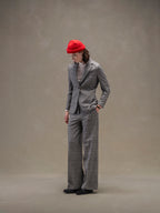Slim long jacket Prince Of Wales