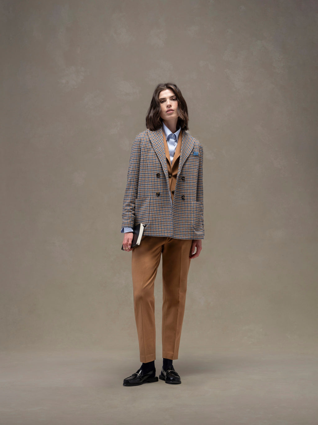 Regular double-breasted jacket